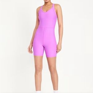 Old Navy Powersoft Active Sleeveless Sports Bra in Bright Magenta